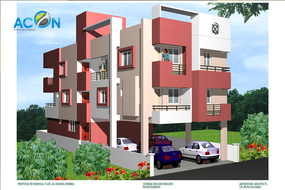 Adyar Tharamani Flats for sale in chennai